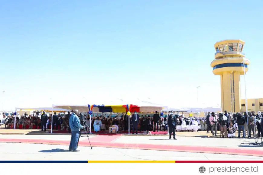 Tchad : l'aéroport international d'Amdjarass "va avoir un impact positif sur notre pays". © DGCOM/PR
