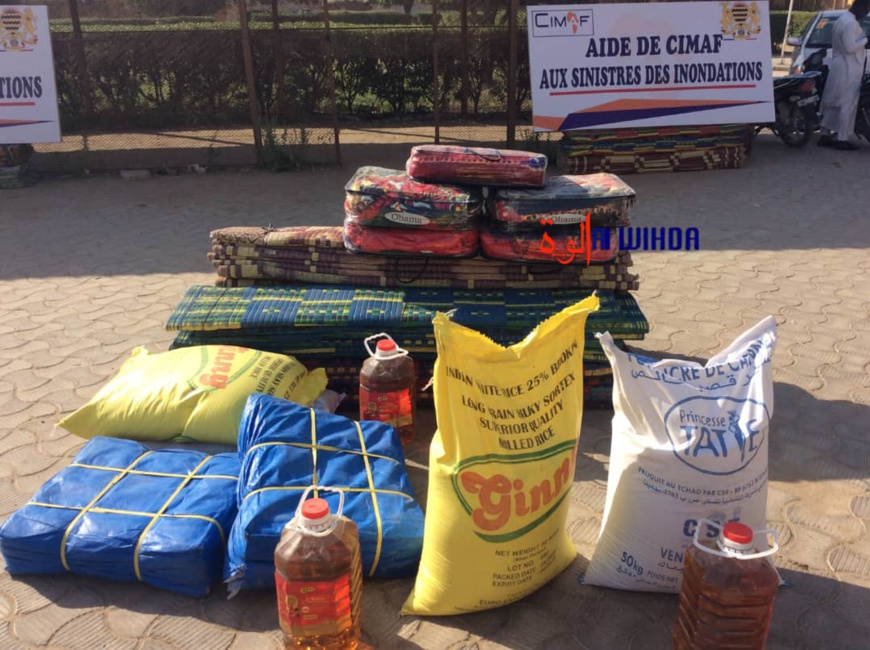 Tchad : la CIMAF, géant marocain du ciment, fait un don d'une valeur de 26 millions Fcfa aux sinistrés