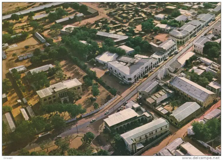 Vue aérienne de N'Djamena; Crédit photo : Sources