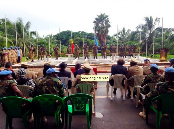 Mali : La MINUSMA rend un dernier hommage aux 5 soldats tchadiens