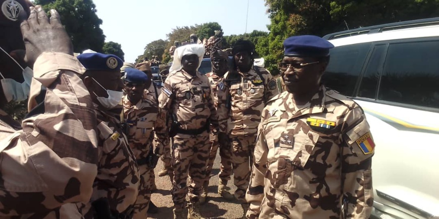 Tchad : le directeur général de la gendarmerie en mission au Mandoul Tchad : le directeur général de la gendarmerie en mission au Mandoul
