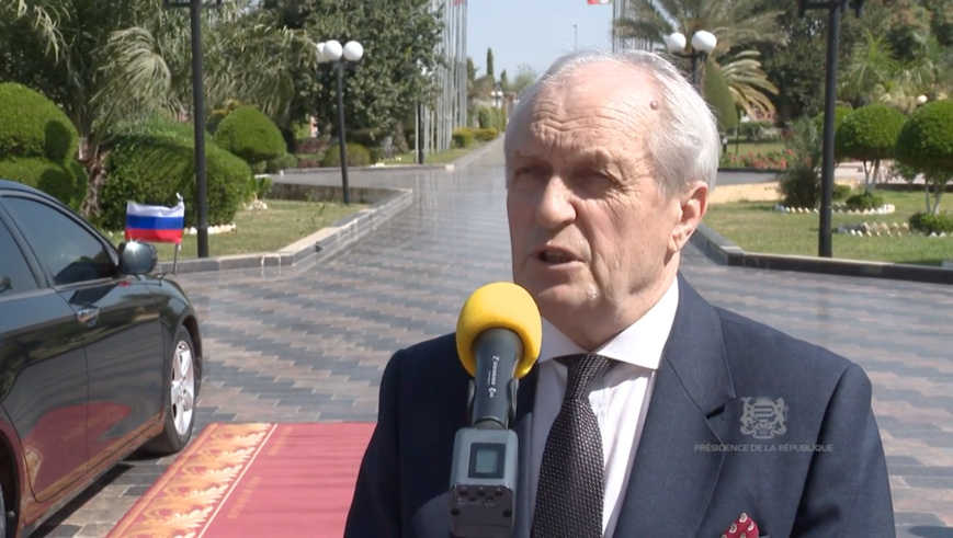 Vladimir Sokolenko, nouvel ambassadeur de la Fédération de Russie au Tchad. © DGCOM/PR Vladimir Sokolenko, nouvel ambassadeur de la Fédération de Russie au Tchad. © DGCOM/PR