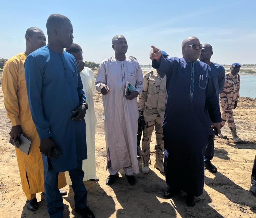 N'Djamena : descente du ministre de l'Aménagement du territoire contre les occupations anarchiques N'Djamena : descente du ministre de l'Aménagement du territoire contre les occupations anarchiques