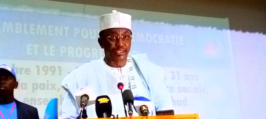 Le président national du RDP, Mahamat Allahou Taher. © Georges Lawane/Alwihda Info