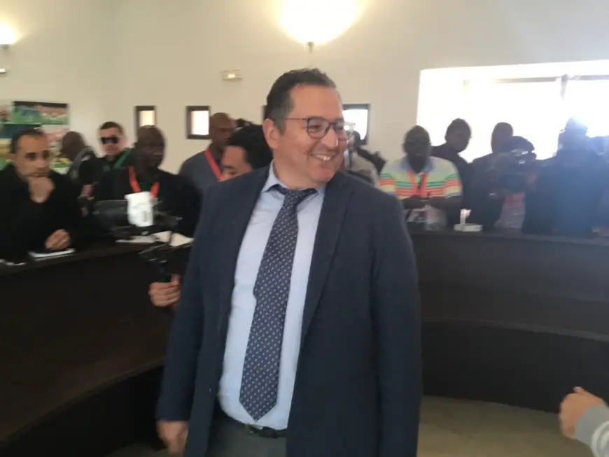 Le directeur du stade de Marrakech, Rachid Naifi. © Djimet Wiche/Alwihda Info