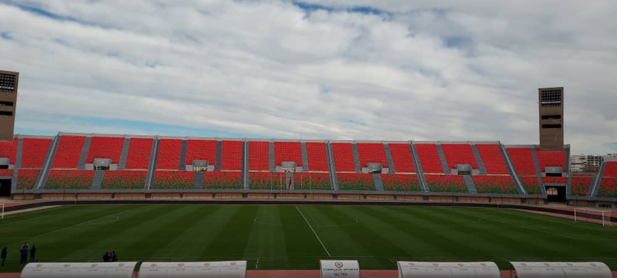 ​Maroc : le Stade de Fès, un des plus anciens du Royaume, abrite des compétitions nationales et internationales. © Djimet Wiche/Alwihda Info