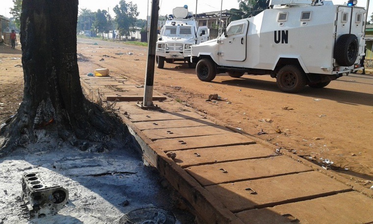 Centrafrique : Tension maximale à Bangui. Crédit photo : DIASPORA MEDIA Centrafrique : Tension maximale à Bangui. Crédit photo : DIASPORA MEDIA