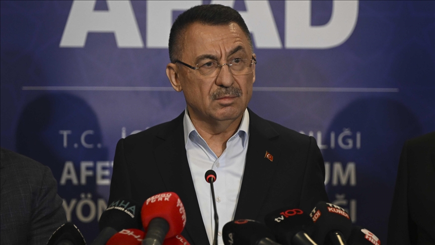 Le vice-président turc Fuat Oktay. © Anadolu Agency Le vice-président turc Fuat Oktay. © Anadolu Agency