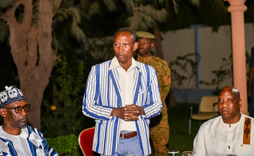 Le Premier ministre du Burkina Faso, Me Apollinaire Joachimson Kyelem de Tambela. © Primature