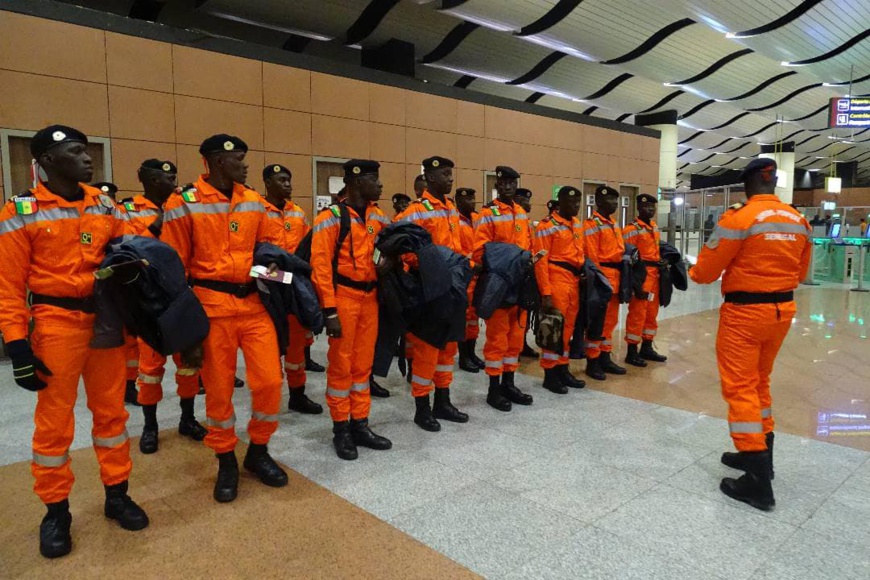 Un détachement de sapeurs-pompiers sénégalais part en Turquie pour aider à la suite du séisme Un détachement de sapeurs-pompiers sénégalais part en Turquie pour aider à la suite du séisme