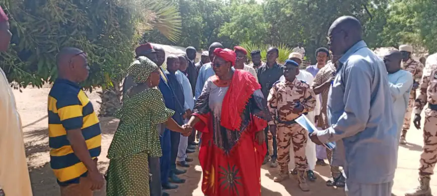 Tchad : la gouverneur de la Tandjilé visite les services publics et privés de la commune de Laï