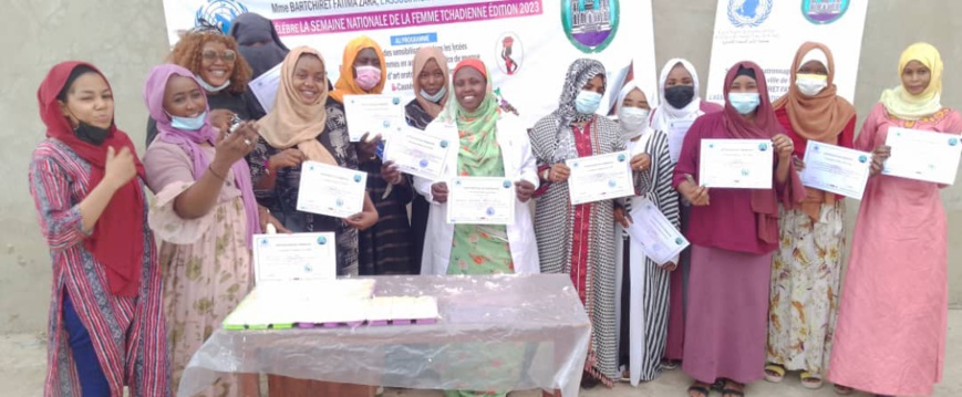 UNA-CHAD forme des jeunes femmes à la fabrication de savon pour favoriser l'autonomisation financière UNA-CHAD forme des jeunes femmes à la fabrication de savon pour favoriser l'autonomisation financière