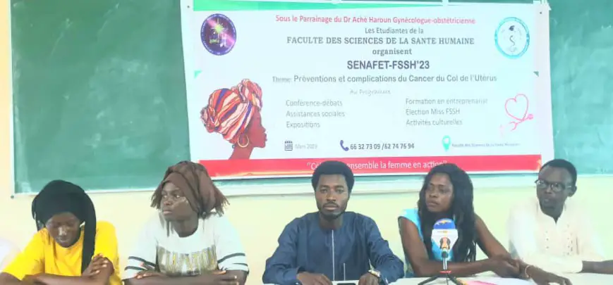Tchad : les étudiantes de la FSSH sensibilisent sur la prévention du cancer du col de l'utérus