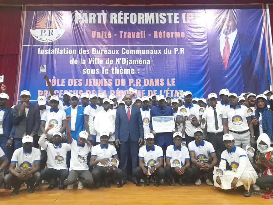 Tchad : des nouveaux bureaux communaux du Parti Réformiste installés à N'Djamena