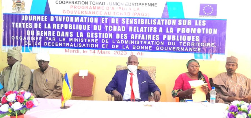 Tchad : sensibilisation sur la promotion du genre dans les affaires publiques à Ati Tchad : sensibilisation sur la promotion du genre dans les affaires publiques à Ati