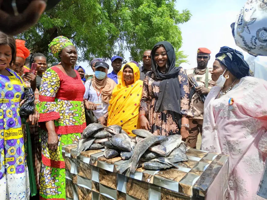 Tchad : des frigos et tables offertes aux femmes vendeuses de poissons de Dembé et Chagoua