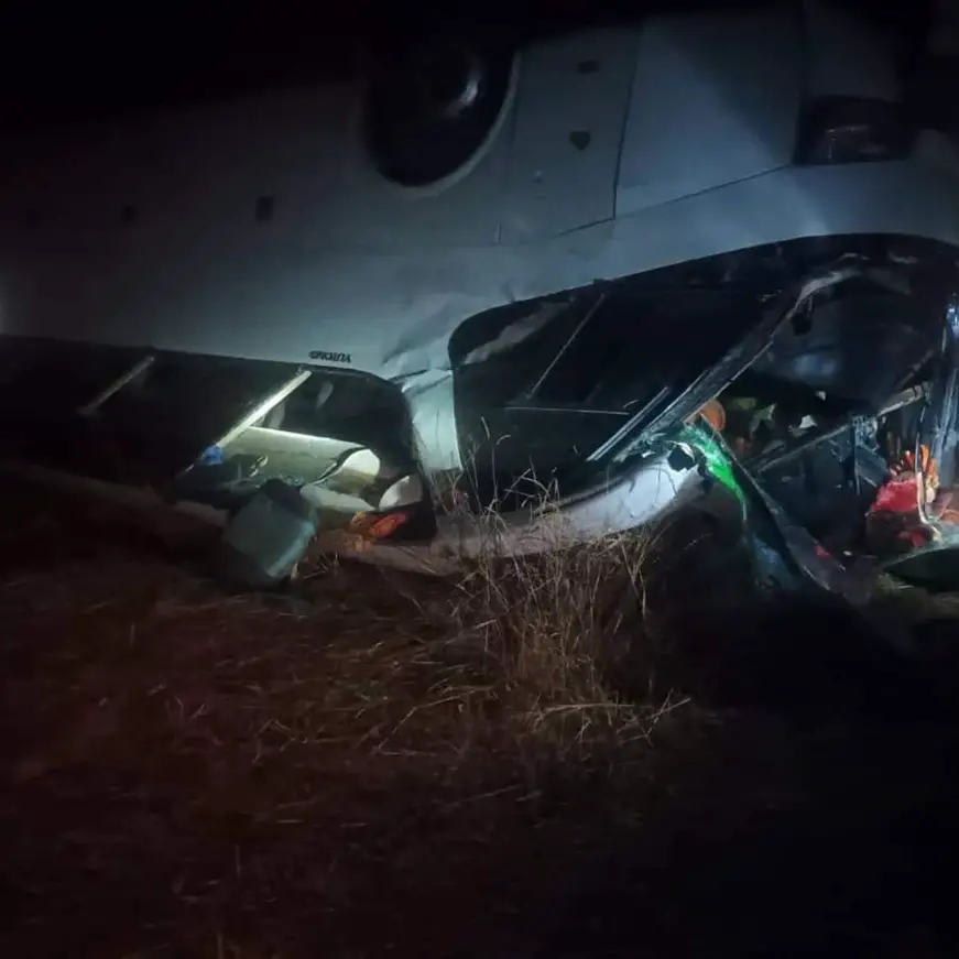 Tchad : un bus fait un tonneau en esquivant un animal à l'entrée de Bologo, au moins 2 morts