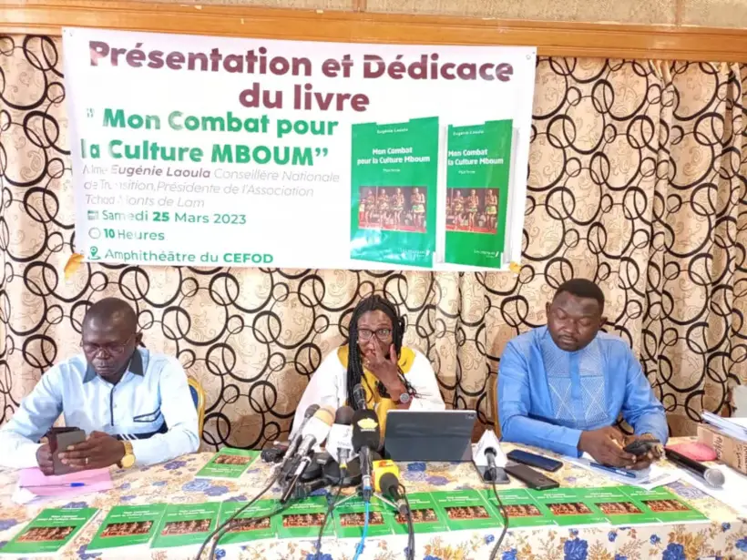 Tchad : Eugénie Laoula présente son nouvel ouvrage "Mon combat pour la culture Mboum"