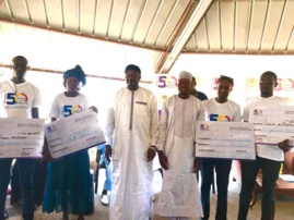 Tchad : remise de chèques aux lauréats de l'Initiative 50 000 emplois décents du Mayo Kebbi Est