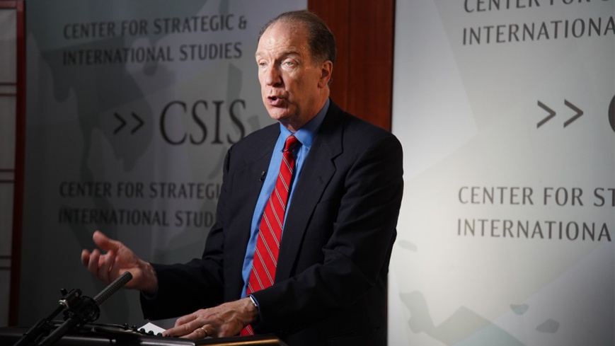 Le Président du Groupe de la Banque mondiale, David Malpass. © DR Le Président du Groupe de la Banque mondiale, David Malpass. © DR