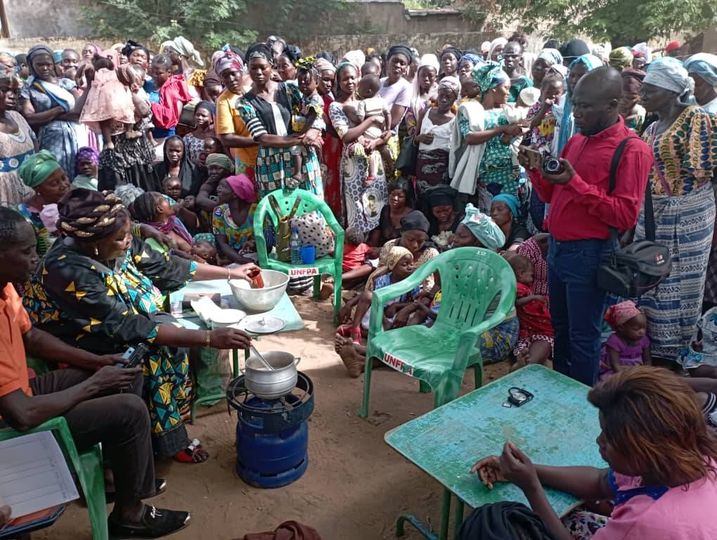 Tchad : distribution de la farine enrichie aux personnes vulnérables de Sarh Tchad : distribution de la farine enrichie aux personnes vulnérables de Sarh