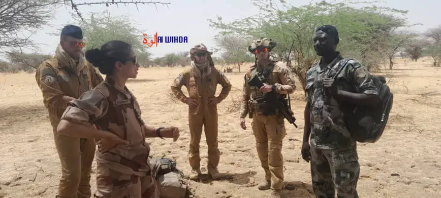 Les forces armées tchadiennes réalisent un exercice GATA à Ati, avec l'appui français