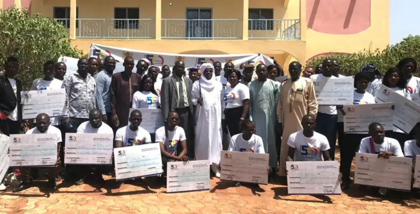 Tchad : remise de chèques aux lauréats du projet "Initiative 50.000 emplois décents" au Mandoul