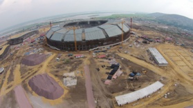 11èmes Jeux Africains à Brazzaville : des installations sportives en construction à la hauteur des attentes.