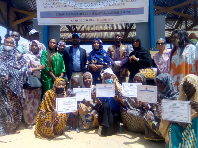 Tchad : des réfugiées camerounaises formées à l'entrepreneuriat et à la transformation agroalimentaire Tchad : des réfugiées camerounaises formées à l'entrepreneuriat et à la transformation agroalimentaire