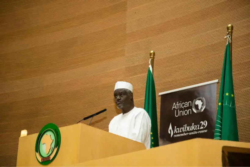 Le président de la Commission de l’Union africaine, Moussa Faki Mahamat. ©&nbsp;CUA