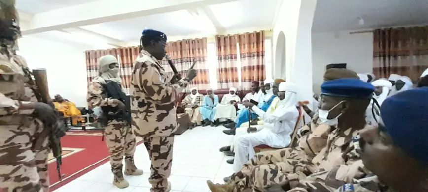 Tchad : le DG de la gendarmerie s'entretient avec les chefs traditionnels pour préserver la cohabitation au Batha