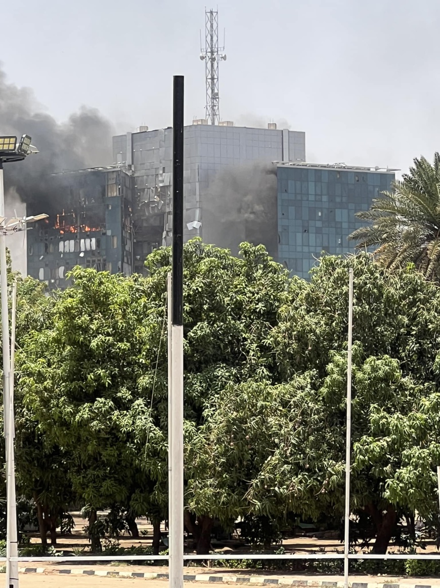 Khartoum ce 15 avril 2023. Khartoum ce 15 avril 2023.