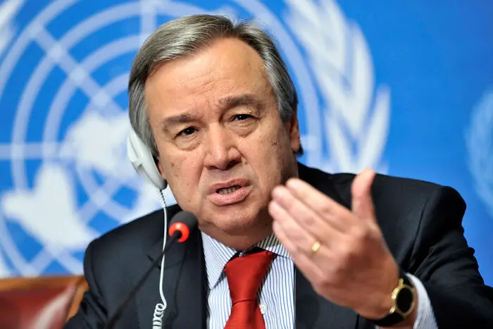 Le secrétaire général des Nations unies Antonio Guterres. © DR