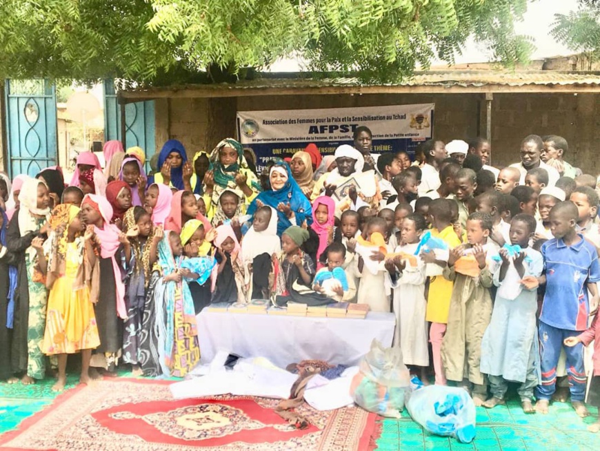 Tchad : l'AFPST apporte de la joie aux orphelins d'une école coranique Tchad : l'AFPST apporte de la joie aux orphelins d'une école coranique