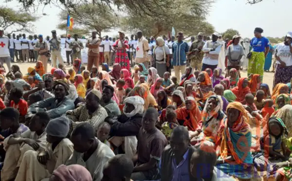 Des réfugiés au Tchad. Illustration © Alwihda Info