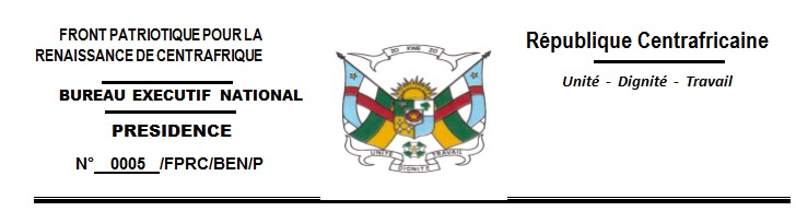 RCA : 72 heures aux autorités pour rappeler ses fonctionnaires dans les zones contrôlés (Nourredine Adam) RCA : 72 heures aux autorités pour rappeler ses fonctionnaires dans les zones contrôlés (Nourredine Adam)