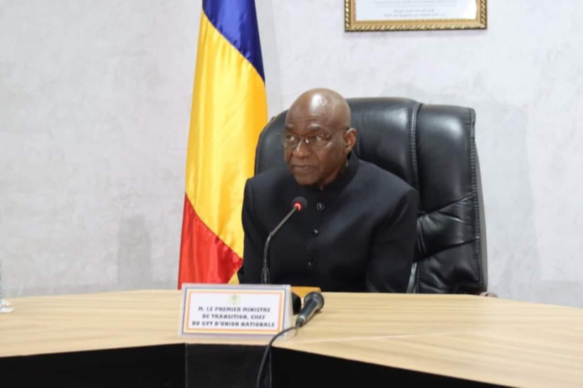 Le premier ministre Saleh Kebzabo. © Primature