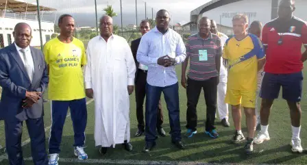 Le Ministre de la culture de la jeunesse est des sport Adoulaye Ngardiguina a visité les Sao a Malabo