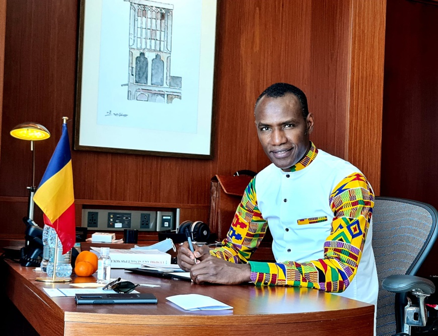 Abdelkerim Yacoub Koundougoumi, militant de la société civile tchadienne. © DR Abdelkerim Yacoub Koundougoumi, militant de la société civile tchadienne. © DR