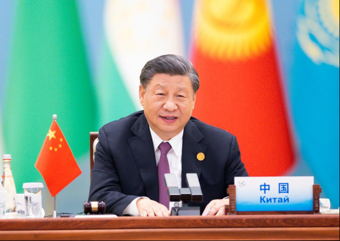 Chinese President Xi Jinping chairs the first China-Central Asia Summit and delivers a keynote speech themed "Working Together for a China-Central Asia Community with a Shared Future Featuring Mutual Assistance, Common Development, Universal Security, and Everlasting Friendship" in Xi'an, northwest China's Shaanxi province, May 19, 2023. (Photo by Huang Jingwen/Xinhua)