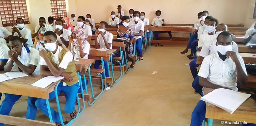 Une salle de classe à Biltine (Wadi Fira), au Nord-Est du Tchad. © Abdelhadi Moussa Hassabalkerim/Alwihda Info