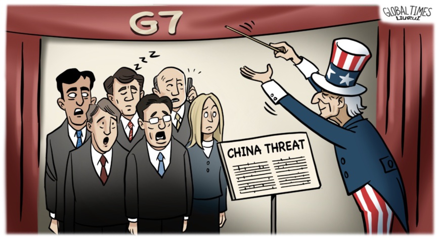 G7 a hegemonic clique undermining international order, trampling on equity, justice