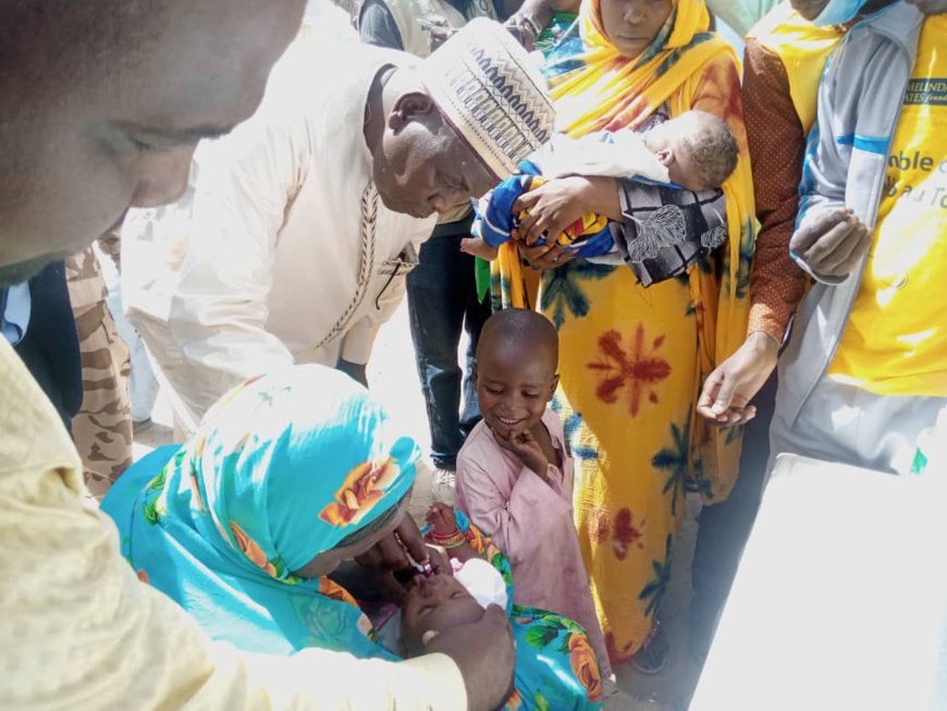Tchad : campagne de vaccination contre la poliomyélite au Lac, un pas crucial vers l'éradication de la maladie Tchad : campagne de vaccination contre la poliomyélite au Lac, un pas crucial vers l'éradication de la maladie