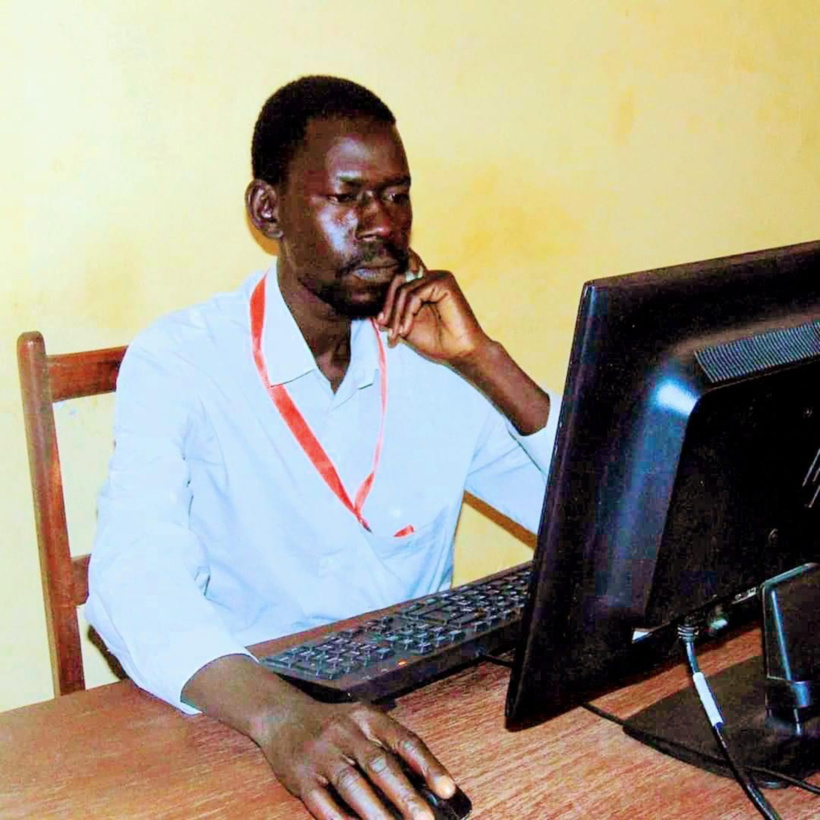 Le journaliste tchadien Allarambaye Armel. © DR Le journaliste tchadien Allarambaye Armel. © DR