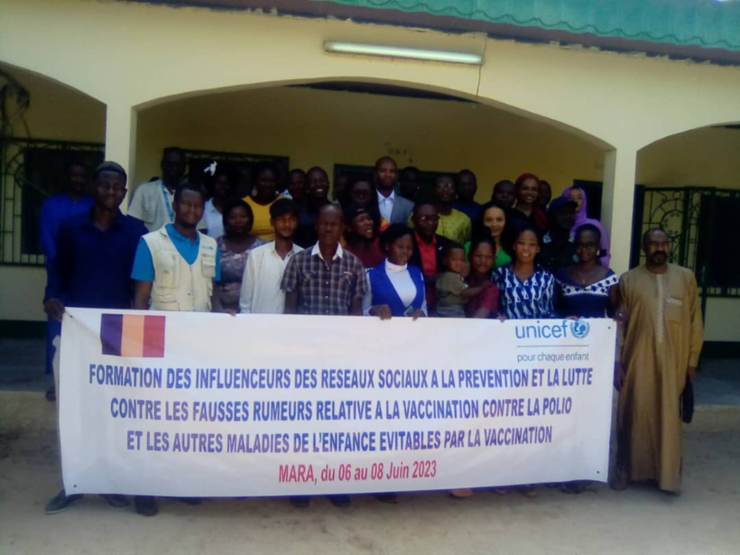 Formation à Mara : des influenceurs tchadiens luttent contre les fausses rumeurs de vaccination Formation à Mara : des influenceurs tchadiens luttent contre les fausses rumeurs de vaccination
