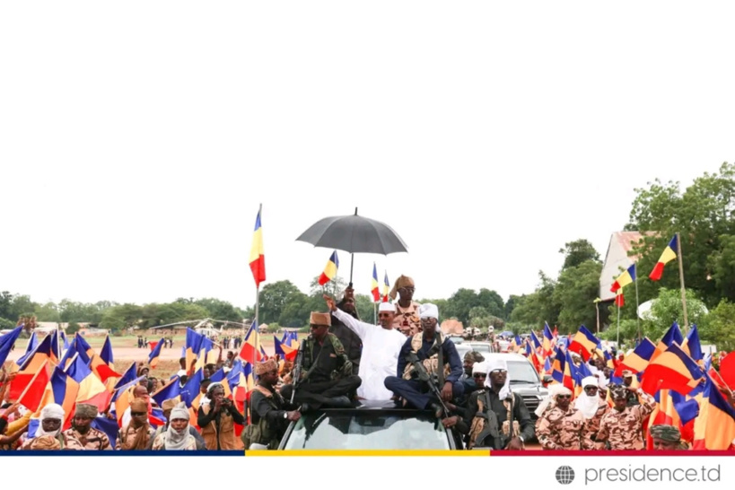Tchad : le président de transition est arrivé à Sarh