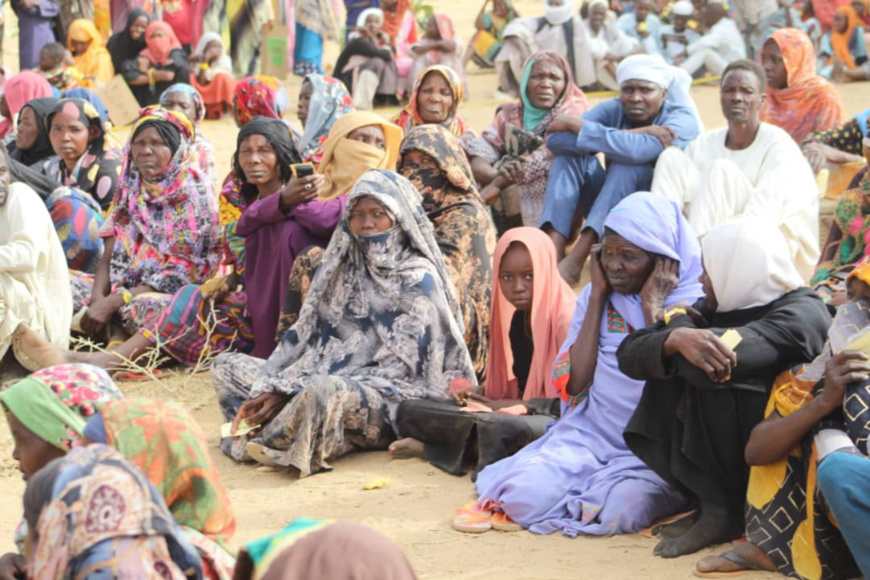 Des réfugiés à l'Est du Tchad. © Djibrine Haïdar/Alwihda Info