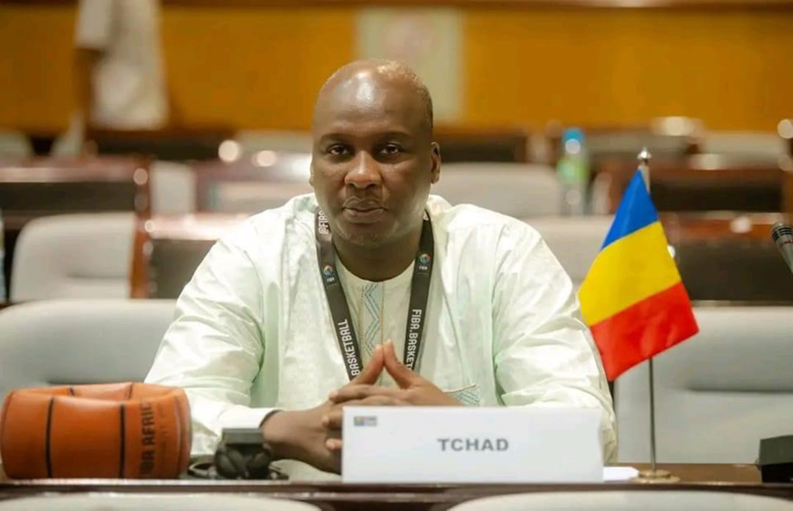 Le président de la Fédération tchadienne de basketball, Bani Gata Ngoulou. © COST Le président de la Fédération tchadienne de basketball, Bani Gata Ngoulou. © COST