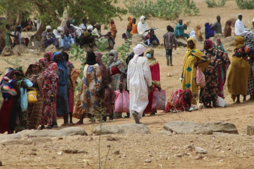 Des réfugiés soudanais à l'Est du Tchad. © Djibrine Haïdar/Alwihda Info