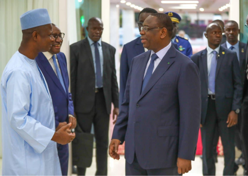 Le chef de l’Etat sénégalais Macky Sall. © PRS